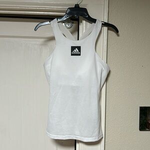 Adidas Women’s White Paris Y Tank size small.
